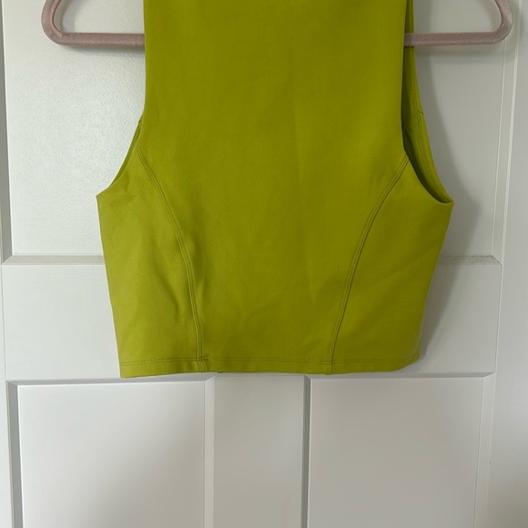 Sunday Best Green Fitted Crop Tank Top - Picture 6 of 7